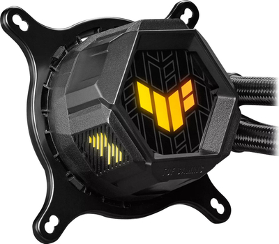 Ftohës me ujë për procesor ASUS TUF Gaming LC 120 ARGB, radiator 120mm, Aura Sync, i zi