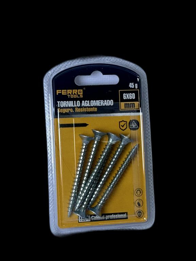 Bulona 6x60mm 6/1 . FERRO TOOLS