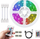 Shirit ndriçues me telekomandë Mozos SMD5050, LED, RGB, shumëngjyrësh