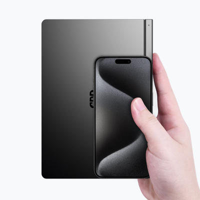 Laptop mini GPD Pocket 4, 8" WQXGA, Ryzen 7 8840U, Touchscreen, 144Hz IPS, 16GB, SSD 1TB, Radeon 780M 3GB, i hirtë