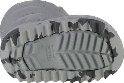 Çizme dimërore për fëmijë Crocs Classic Neo Puff Boot Toddler, të izoluara, nr 24/25, gri
