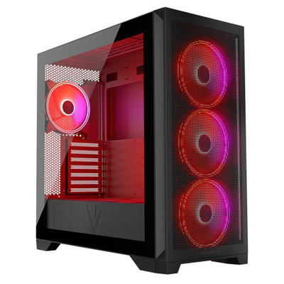 Kasa PC MODECOM VOLCANO EXPANSE S APEX ARGB, MIDI Tower, e zezë