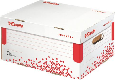 Kuti arkivimi Esselte Speedbox, A4, hapje nga lart, kafe