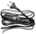 Kabllo me ndërprerës Zamel SP/W1.9, 2x0.50mm², e zezë