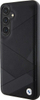 Këllëf telefoni BMW për Samsung Galaxy S24 Plus, lëkurë e vërtetë, i zi