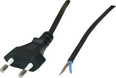 Kabllo furnizimi POS POSAC CEE 7/16, 1.6m, 2x0.75mm², e zezë
