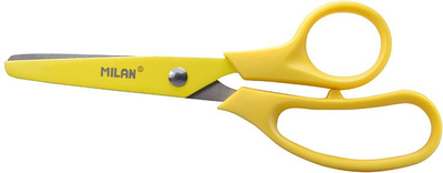 Gërshërë Milan Basic Colors, 13.4cm, set me 10 copë, të verdha