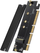 Adapter PCIe Ugreen 4.0 x16 për SSD M.2 NVMe, deri 64 Gbps, i zi