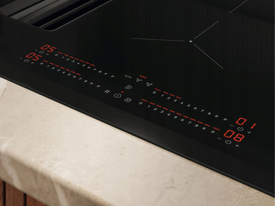 Индукциска плоча Electrolux Extractor Hob, 80 cm, вграден аспиратор, црна