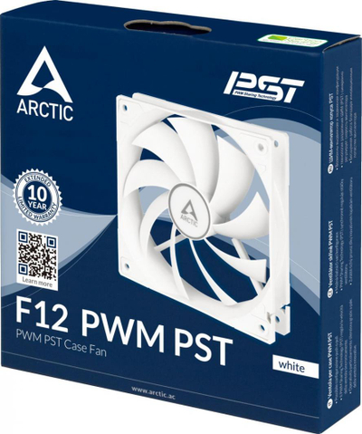 Ftohës Arctic F12 PWM PST, 120 mm, i bardhë