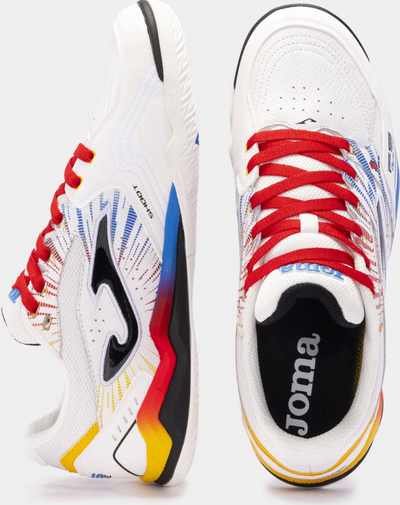 Atlete indoor Joma FS Reactive 2476 IN, lëkurë natyrale, nr 44, të bardha