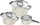 Set tenxheresh Zwilling Pure, 3 pjesë, çelik inox, ivory