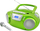 Radio kasetofon Soundmaster SCD5800GR, CD dhe radio FM, portativ, jeshil