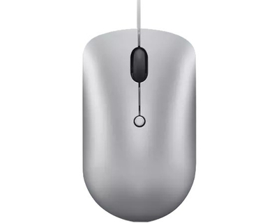 Maus Lenovo 540 USB C me kabllo, i vogël, DPI deri në 2400, gri