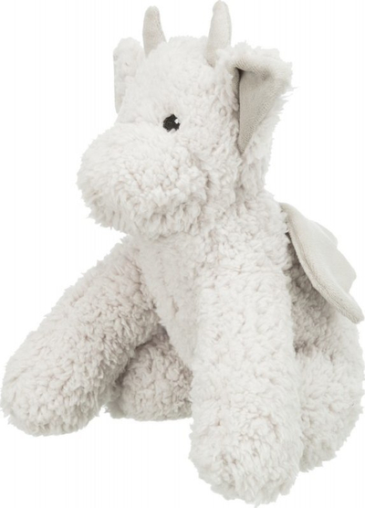 Lodër pellushi për qen Trixie Be Eco Smok Elwin, 28 cm, me tingull, gri