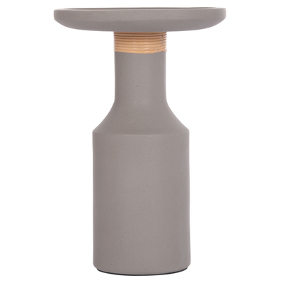 Tavolinë ndihmëse TRED HM18169.03, Fiber Cement, D40x61 cm, gri natyrale