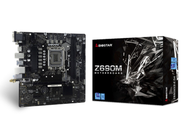 Pllakë amë Biostar Z690MX2 E D4, Intel Z690, LGA1700, Micro ATX, e zezë