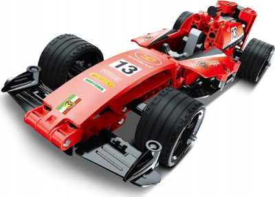 Lodër ndërtimi IM.Master F1 Car Red 2 in 1, 150 pjesë, pull back, e kuqe