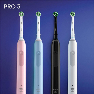 Furçë dhëmbësh Oral-B Braun Oral-B Pro 3 3000Cross, e kaltër