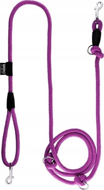 Litar qeni Chaba Adjustable Line L, 14mm, 2.6m, fuchsia