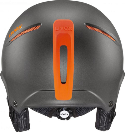 Helmetë Uvex Jakk + Ias, 55-59cm, portokalli / zezë