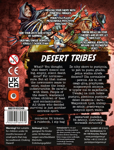 Zgjerim loje tavoline Portal Games Neuroshima Hex Desert Tribes 3.0