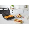 Toster sanduiçësh Breville VST098X 3 në 1, 900W, pllaka jo-ngjitëse, i zi me inoks