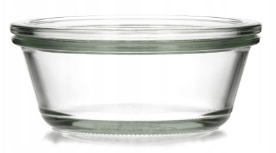 Тегла стаклена Deli WECK 100 ml, без капак, сет 6 парчиња, проѕирна