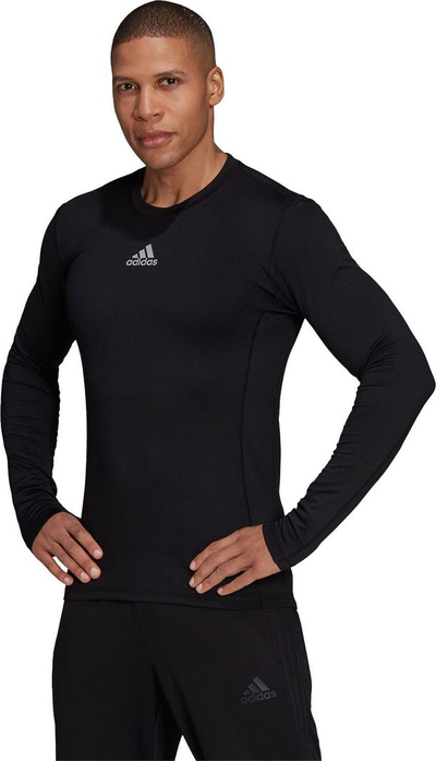Bluzë termoaktive për meshkuj Adidas TechFit h23120, XL, e zezë