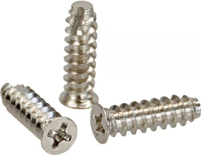 Vida për ventilator InLine 33371N, 5x16mm, set me 100 copë, ngjyrë argjendi