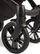 Karrocë bebe 2n1 Stroller Frontera Onyx, sistem udhëtimi, rrota xheli, e zezë