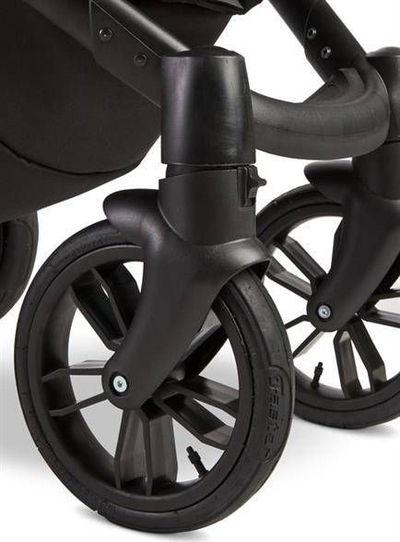 Karrocë bebe 2n1 Stroller Frontera Onyx, sistem udhëtimi, rrota xheli, e zezë