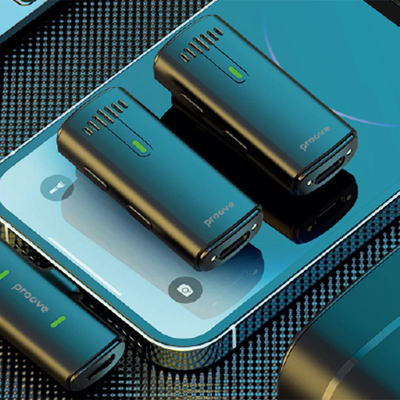 Mikrofon wireless Proove Demo Lightning – për iPhone / iPad (Lighting), set 2 copë