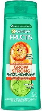 Shampo Garnier Fructis Grow Strong Orange, për flokë të hollë, kundër rënies, 400ml
