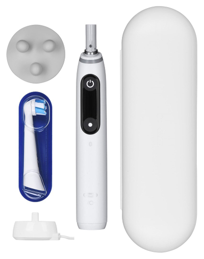 Furçë elektrike dhëmbësh Oral-B iO Series 6s, 5 mënyra larjeje, ekran OLED, e bardhë