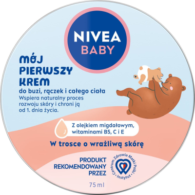 Krem për bebe Nivea Baby My First Cream, 75 ml, me vaj bajame