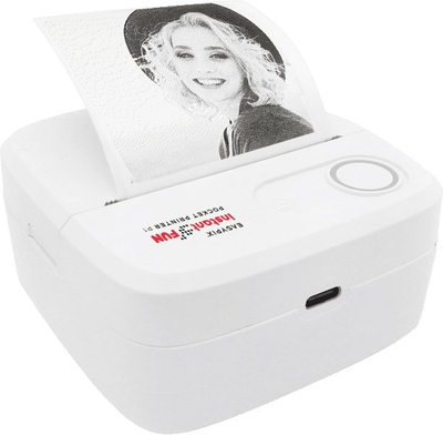 Printer xhepi termik Easypix InstantFUN P1, Bluetooth, bardh e zi