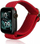 Rrip tekstili për smartwatch Beline për Apple Watch 42/44/45/49mm, i kuq