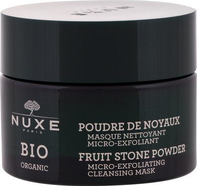 Maskë pastruese fytyre Nuxe Bio Organic me pluhur bërthamash frutash, mikroekzfoliuese, 50 ml