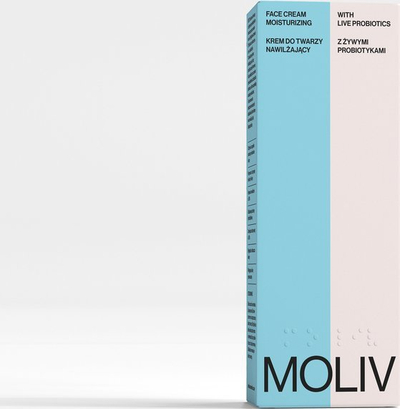 Krem fytyre MOLIV BeLiv, hidratues, me probiotikë të gjallë, 30ml