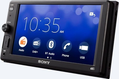Radio makine Sony XAV-1550D, ekran 6.2", Bluetooth, e zezë