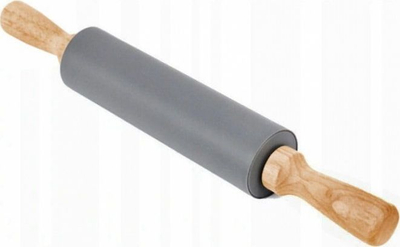 Okllai për brumë Roy BB1512, 38cm, me doreza druri, gri