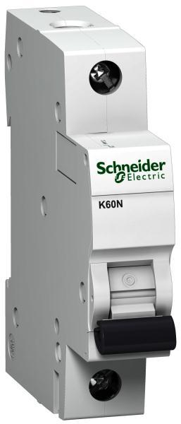 Mini çelës automatik Schneider Electric K60N, 1 pol, 13A, 230V, i bardhë