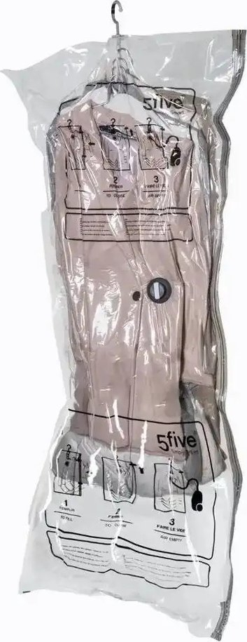Qese kompresuese me varëse Air Coat, madhësia L, transparente