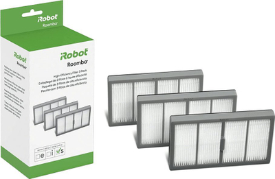 Filtër për fshesë robot iRobot Roomba 4655988, High Efficiency, set me 3 copë, gri