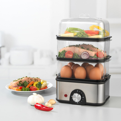 Avullore kuzhine Salter Compact, 3 nivele, 500W, 3L, inox