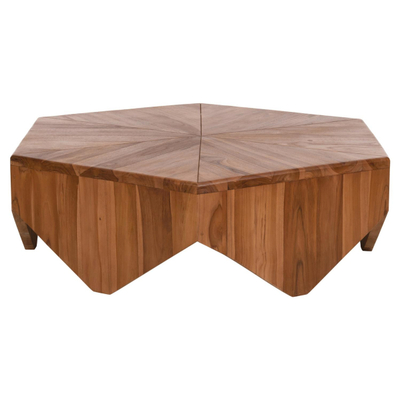 Tavolinë për kafe Hexagon druri teak (HM9790)