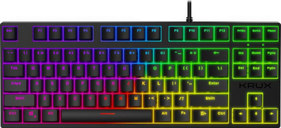 Tastierë Krux Atax PRO RGB Gateron, e zezë