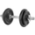 Hantel gize EB Fit, 10 kg, set i rregullueshëm, i zi