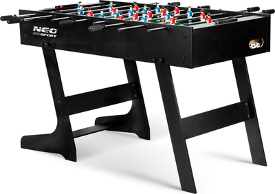 Tavolinë futbolli Neo-Sport NS-803, 121x61x80 cm, e zezë